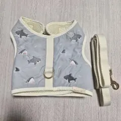 moncheri 犬用ハーネス リードセット サメ柄のサムネイル
