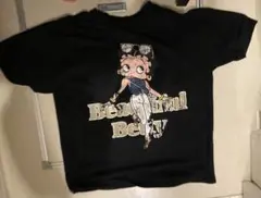 Betty Boop グラフィック Tシャツ 黒