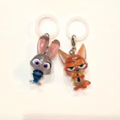 ズートピア　めじるしアクセサリー　ジュディ・ホップス & ニック・ワイルド