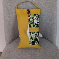 ☆ハンドメイド☆犬イラスト入りボックスティッシュカバー