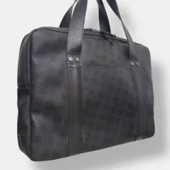 美品 ダンヒル D8 総柄 ヴィンテージ　ブリーフケース PVC ブラウン A4