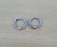 シルバーフープピアス 12mm