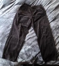 値下　ZARA コーデュロイ ワイドパンツ 黒