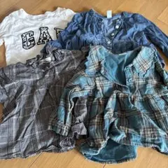 80cm 長袖Tシャツ4点