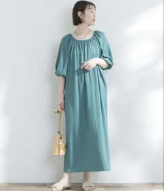 【美品】URBAN RESEARCH ROSSO 半袖ワンピース