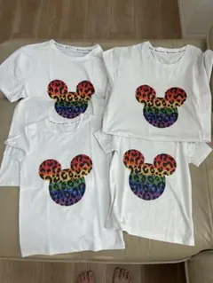 ディズニー　Tシャツ 4枚セット　親子　ミッキー　お揃い