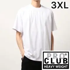 3XL 新品 Proclub プロクラブ 白 ヘビーウェイト半袖Tシャツ