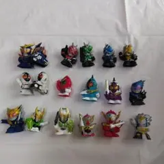 仮面ライダー フィギュア 18体セット 指人形