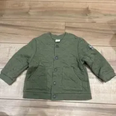 petit main キルティングジャケット オリーブグリーン