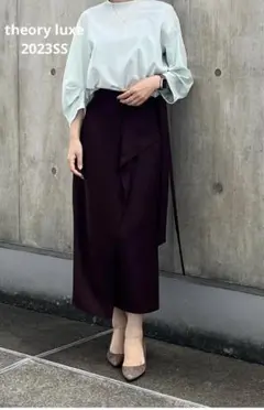 【美品】2023SS theory luxe 七分袖カットソー