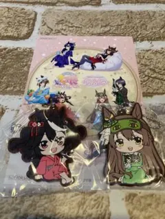 新品★ ウマ娘 クリアラバーマスコット ポストカード キタ×サト 3点セット