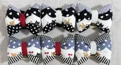 シック柄 トリミングチョーカー 6個セット+°