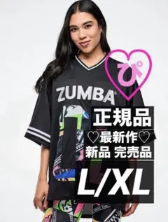 正規品 完売品 新作 新品 ZUMBA メッシュ Tシャツ ブラック L/XLのサムネイル