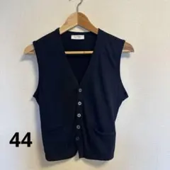 美品クリーニング済】GRAN SASSOネイビーブルースキッパーニットポロ48