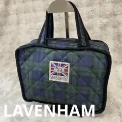 LAVENHAM ラベンハム キルティング トラベルポーチ バッグインバッグのサムネイル