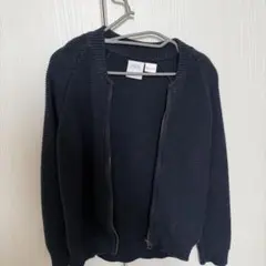 ZARA キッズ ニットカーディガン ネイビー