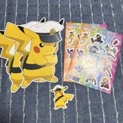 ポケットモンスター　アニメ　ポケモン　キャプテンピカチュウ　シール