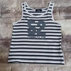 COMME CA ISM ストライプ タンクトップ 110A