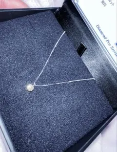 プラチナ900 天然ダイヤモンド ネックレス 0.30カラット