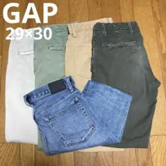 値下げ！GAP ギャップ デニム 29×30 スリムフィットパンツ 5本