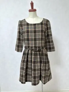 dazzlin❤️ウール混ミニワンピース