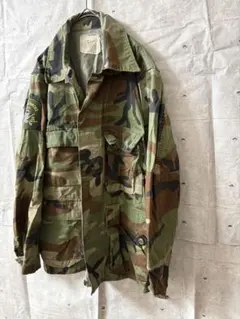 ミリタリージャケット　迷彩　古着