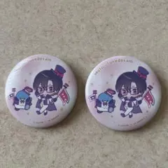 カラフルピーチ　からぴち　サンリオコラボ缶バッジ　もふ