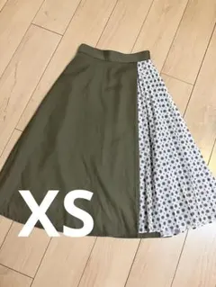 ナチュラルビューティーベーシック 切り替えスカート XSサイズ