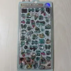 ドロップシール　立体シール　ステッカー　チョコミント