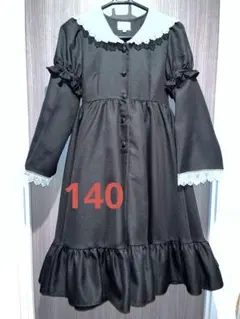 2way セーラー襟ワンピース　黒