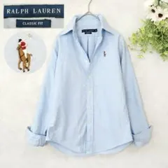 ラルフローレン クラシックフィット ブルー オックスフォードシャツ 長袖 BD