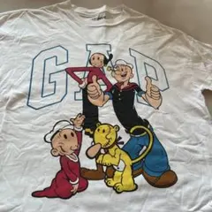 GAP × POPEYE コラボ Tシャツ Sサイズ ホワイト