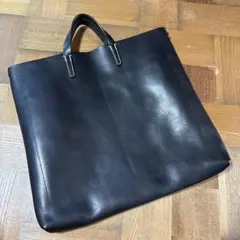 廃番】万双 サンタフェ トート Sサイズ ブラック カーフ - メルカリ