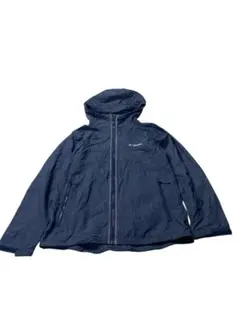e378☆Columbia ネイビー フルジップジャケット