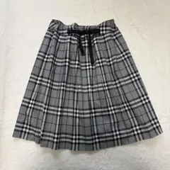 Burberryバーバリーロンドンフレアスカート大きいサイズ44ノバチェック