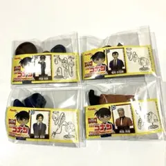 チョコエッグ　名探偵コナン5 フィギュア　光彦　毛利小五郎　諸伏高明　黒田兵衛