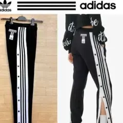 adidas トレフォイル スナップボタン パンツ