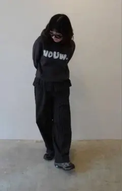 crammy ストライプスカートパンツ