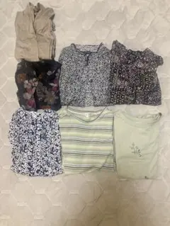 ミセス向け婦人服　ブラウス　カーディガン　tシャツ　まとめ売り　七着