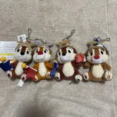 チップとデール ぬいぐるみバッジ