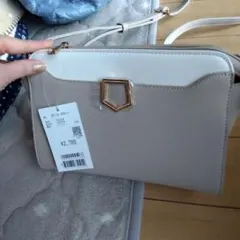 colza ベージュ ショルダーバッグ 合成皮革