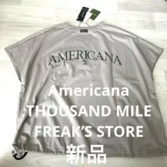 新品★Amricanaフリークスストアサウザンドマイル別注天竺スキッパーTのサムネイル