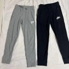 NIKEスウェット　ジャージ　キッズSサイズ　グレー／ブラック