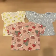 西松屋　Tシャツ　80cm 3枚セット　セット売り　女の子