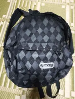 OUTDOOR　アウトドア　バッグパック　リュックサック　ブラック　黒色系のサムネイル