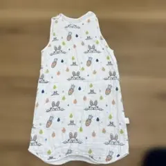 ウサギと野菜のスリーパー 綿100%
