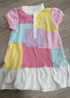 カラフルパッチワークワンピース 24m