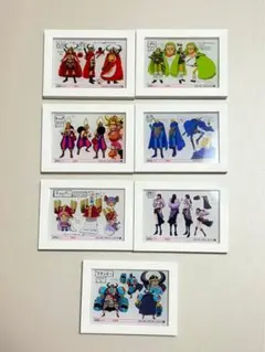 ONEPIECE(ワンピース) トレーディングフレームマグネット 7種まとめ