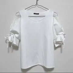 ★即購入OK★レーストップス5分袖 シャツ・ブラウス