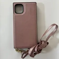 iPhone11 カードポケット付きスマホケース　ショルダー付きのサムネイル